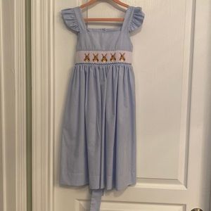 Easter smocked dress in EUC